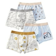 Gubotare Boys Underwear Boxer Briefs Boys' and Toddler Boxer Briefs, Tag Free \u0026 Breathable Underwear, Assorted Color Multipacks 4 Packs 24 Months 3T 4T 5T 6T(Yellow,12-14 Years)